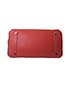 Ghilles Birkin 35 Toile/Swift Leather in Sanguine, top view